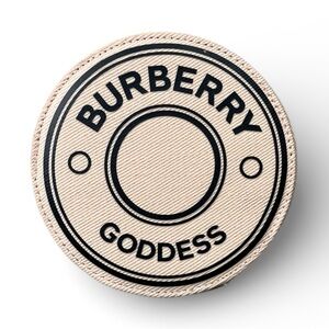 NEW Burberry Goddess Round Makeup Jewelry Case in Blush Pink